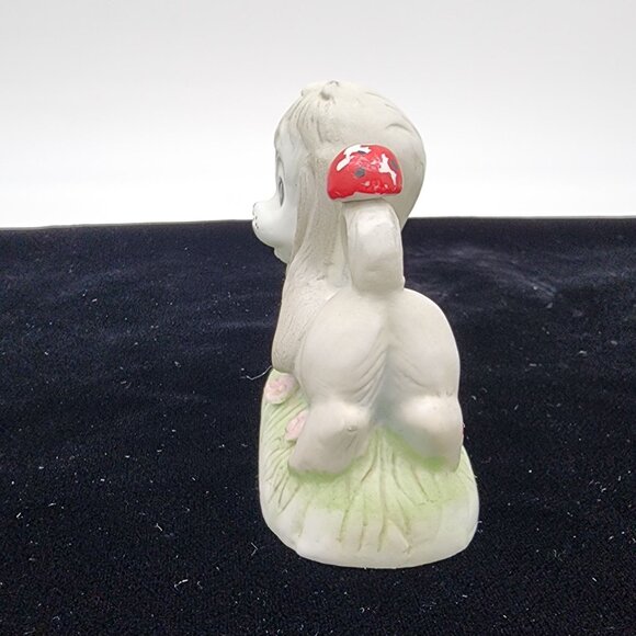 Lefton Dog Figure With Ladybug on Tail Kitschy Figurine Vintage MCM 3.5" High - Picture 5 of 8